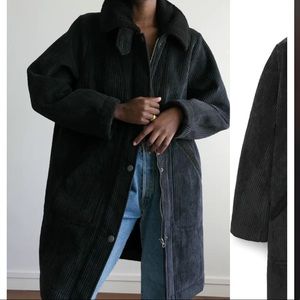 Zip-Up Corduroy Jacket